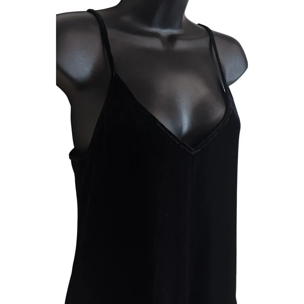 Brandy Melville Women Bodycon One Size Small Velvet Mini Stretch Sexy EUC - Picture 3 of 6